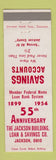 Matchbook Cover - Jackson Building and Loan Savings Jackson OH 1954
