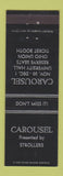 Matchbook Cover - Carousel Columbus OH University of Ohio