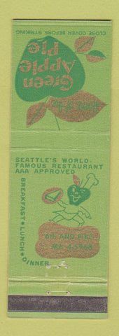 Matchbook Cover - Green Apple Pie Seattle WA