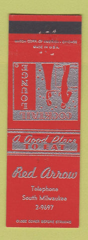 Matchbook Cover - Red Arrow Restaurant South Milwaukee WI
