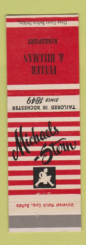 Matchbook Cover - Michael Stern Men's Clothes Fuller Hillman Kingsport TN