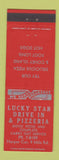 Matchbook Cover - Lucky Star Drive In Pizza St Clair Shores MI