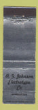 Matchbook Cover - AG Johnson Electrotype Minneapolis MN WEAR