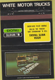 Matchbook Cover - White Semi Trucks Azusa CA 40 Strike
