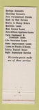 Matchbook Cover - Hastings City Bank Barry County MI low phone #