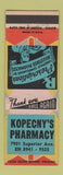 Matchbook Cover - Kopency's Drug Store