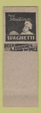 Matchbook Cover - Joe's Restaurant Allentown PA pinup