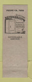Matchbook Cover - Wilson Refrigeration Pittsburgh PA pinup
