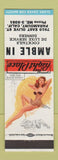 Matchbook Cover - Amble In Paramount CA pinup restaurant