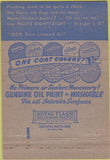 Matchbook Cover - Mautz Paint Maidson WI St Joseph MO 40 Strike