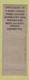 Matchbook Cover - Maple Inn Mason City IA low phone #
