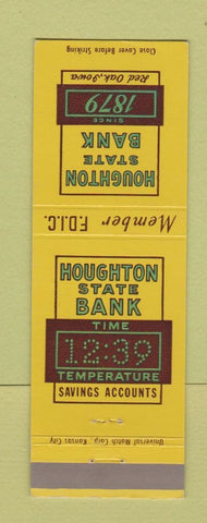 Matchbook Cover - Houghton State Bank Red Oak IA