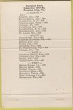 Matchbook Cover - Cabana Motel Panama City FL 40 Strike
