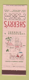 Matchbook Cover - Sherry's Des Moines IA restaurant