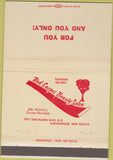 Matchbook Cover - Red Carpet Beauty Salon Albuquerque NM girlie 40 Strike