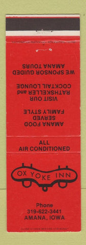 Matchbook Cover - Ox Yoke Inn Amana IA