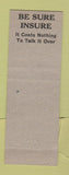 Matchbook Cover - Whitney Insurance Agency Atlantic IA low phone # RE McCauley