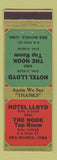Matchbook Cover - Hotel Lloyd Des Moines IA