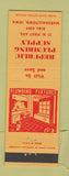 Matchbook Cover - Republic Plumbing Supply Marshalltown IA