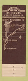Matchbook Cover - Ben Moore's Cafe Olympia WA