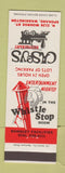 Matchbook Cover - Caseys Restaurant Spokane WA Whistle Stop