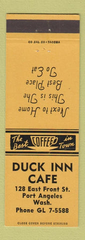 Matchbook Cover - Duck Inn Cafe Port Angeles WA