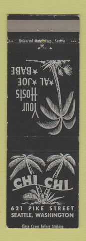 Matchbook Cover - Chi Chi Seattle WA