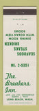 Matchbook Cover - The Breakers Inn Long Beach WA