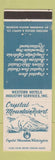 Matchbook Cover - Crystal Mountain Resort Crystal Mountain WA