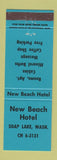 Matchbook Cover - New Beach Hotel Soap Lake WA