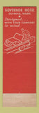 Matchbook Cover - Governor Hotel Olympia WA
