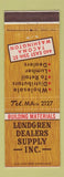 Matchbook Cover - Lundgren Dealers Supply  Lumber Tacoma WA