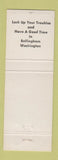 Matchbook Cover - City Jail Bellingham WA
