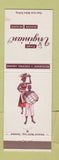 Matchbook Cover - The Virginian Shaker Heights OH Black Americana