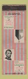 Matchbook Cover - Hotel Abraham Lincoln Springfield IL WEAR