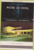 Matchbook Cover - Phoenix Art Museum AZ WEAR 40 Strike