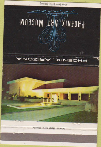 Matchbook Cover - Phoenix Art Museum AZ WEAR 40 Strike