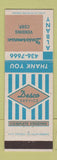 Matchbook Cover - Desco Service Vending Albany NY