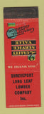 Matchbook Cover - Shreveport Long Leaf Lumber LA? WEAR