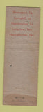 Matchbook Cover - Shreveport Long Leaf Lumber LA? WEAR