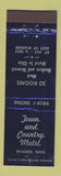 Matchbook Cover - Town and Country Motel Warren OH