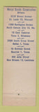 Matchbook Cover - Metal Goods Corp St Louis Kansas City Tulsa Houston