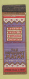 Matchbook Cover - Restaurant Mayan New York City Rockefeller Center WORN