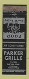 Matchbook Cover - Parker Grill Indianapolis IN WEAR