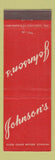 Matchbook Cover - Johnson's Restaurant River Forest Chicago IL