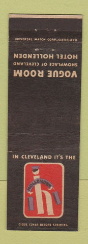 Matchbook Cover - Hotel Hollenden Cleveland OH Vogue Room