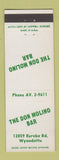 Matchbook Cover - Don Molino Bar Wyandotte MI