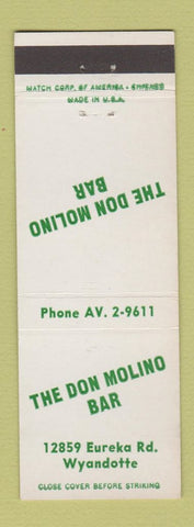 Matchbook Cover - Don Molino Bar Wyandotte MI