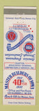 Matchbook Cover - Master Builders of Des Moines IA 1952