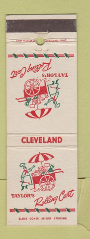 Matchbook Cover - Taylor's Rolling Cart Restaurant Cleveland OH